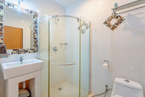 Bathroom by the bedroom.