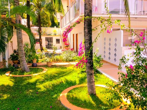 Our garden in front of the villa.