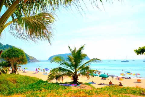 Nai Harn Beach is about a 5 minute drive away with a car/motorbike.