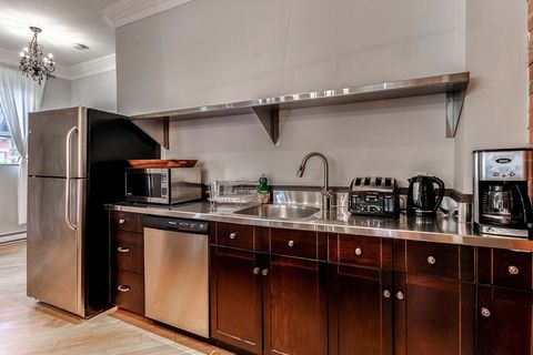 Stainless steel appliances.