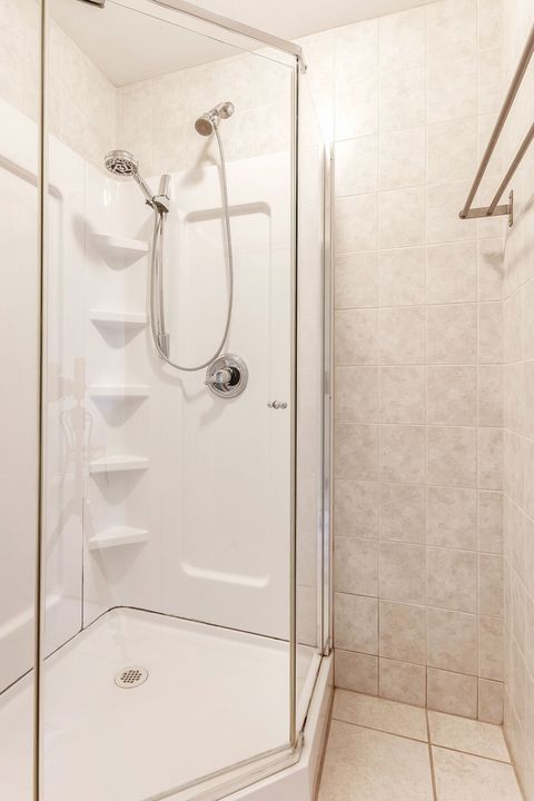 Private shower in Master Bedroom