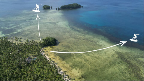 The villa is located beachfront, with direct access to surf spots from the villa & surprise rock formations & rock pools.