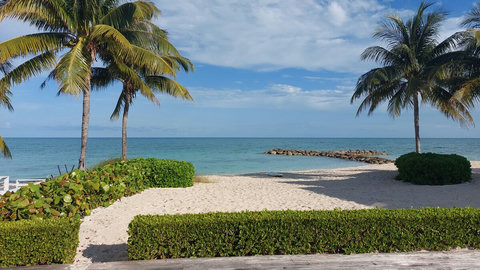 Private beach