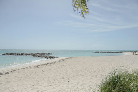 Private beach