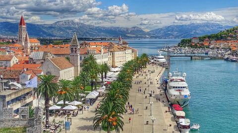 Trogir is a short 15mins drive by car 