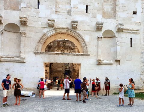 Split Town a short 15min drive away