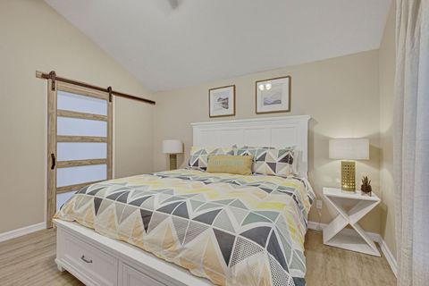 Master bedroom with large closet and bathroom