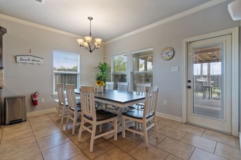 With seating for ten and plenty of natural lighting, the dining area is the perfect place for a family meal or an afternoon full of board-games!