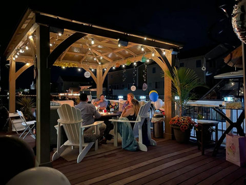 Night View from the water canal