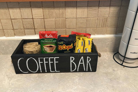 Coffee Bar: Start your day with a splash of flavor and a fresh brew in paradise!