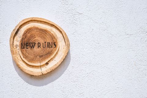 New Ruins is about embracing decay and change. Build something good and you could be lucky enough to become ruins one day. If not, just dust. Our ruins will be a permacultured food forest and terraced gardens.