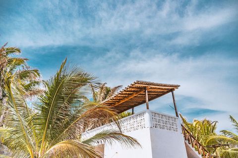 The Snackycito is above the store and has great views of the ocean and sunset. There are 4 picnic tables.  