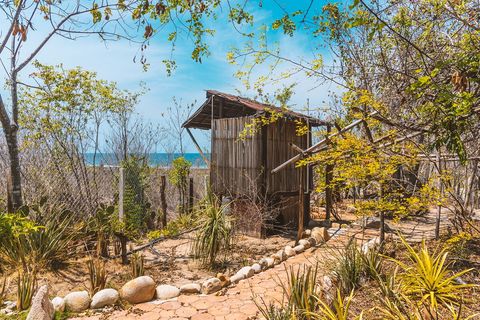 One of 2 composting toilets. We consider the work of maintaining our toilets to be humbling act of work and essential to complete nature’s process. Humans are at the top of the food chain, we eat the best and most nutrient rich foods available. 