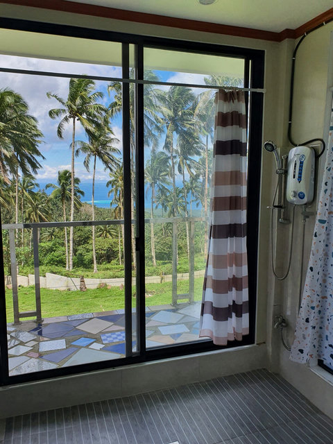 Shower with view