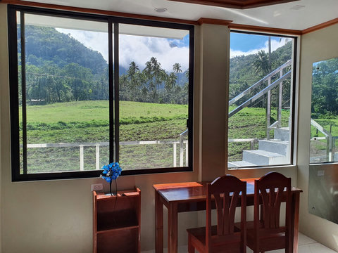 Kitchen with view