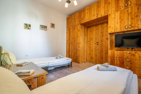 Living room with two sofa beds