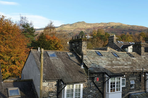 View from the blue bedroom window 
