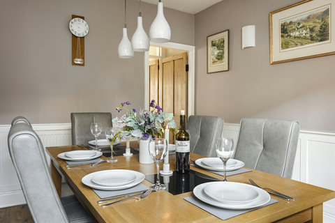 Comfy dining room for meals together (or a tasty takeaway) and planning your next day of walking!
