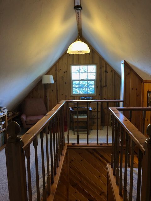 Writing table/reading area. (I wrote a book and a TV series here!)