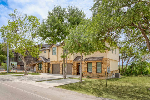 New build in Gruene offers each unit 1,900 sq ft of spacious living area, featuring modern amenities and open-concept designs, perfect for comfortable and stylish living.