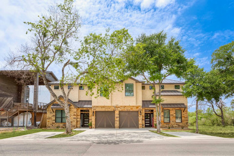 New build in Gruene offers each unit 1,900 sq ft of spacious living area, featuring modern amenities and open-concept designs, perfect for comfortable and stylish living.
