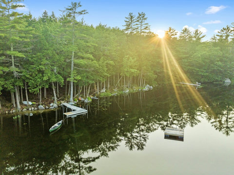 Super clean water. Sandy bottom lake. ( SAND Pond ) 