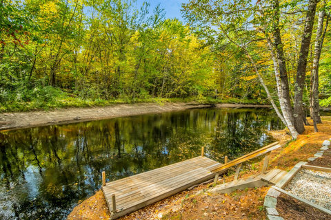 Dock Watertfront Sebago Lake Crooked River 