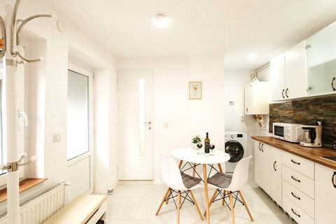 Your fully equipped kitchen - with dishes, silverware, glasses, mugs, cooking basics, etc...