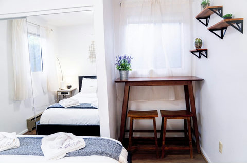 Peaceful sleeping space