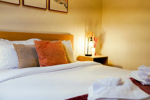 Relax in this cozy bedroom