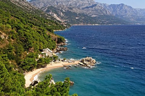 100 year old traditional Dalmatian stone house located in beautiful secluded bay