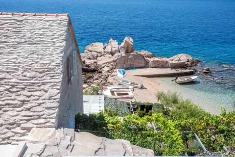 Secluded private beach with crystal-clear waters, perfect for sunbathing, swimming, and tranquil coastal moments.