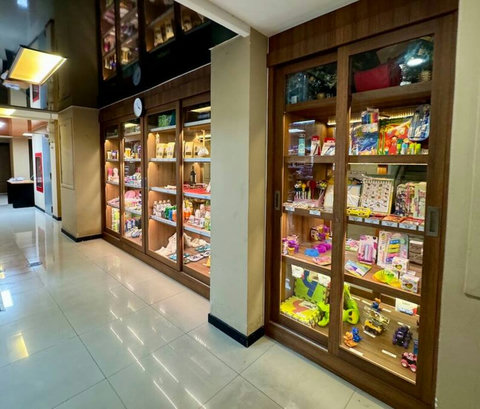 Minimart on the ground floor