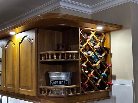 Wine cellar to have your favorite wines and licors.