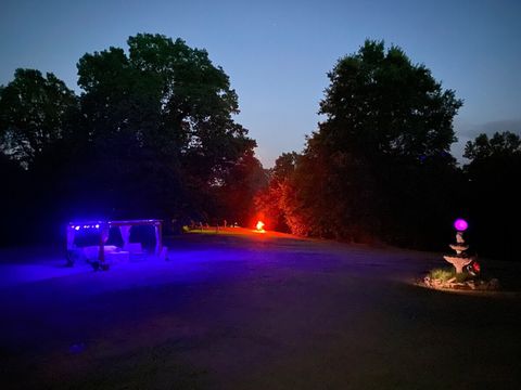Fireworks near Gazebo