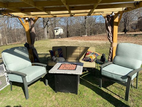 Gazebo on east side of home.