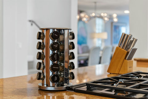 Spice Rack in Kitchen
