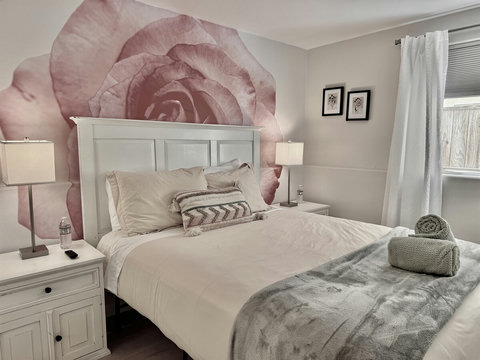 Ground floor queen bedrooms – serene, stylish, and steps from amenities