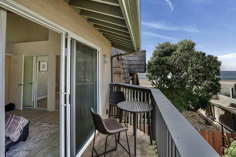 A balcony off the second floor King bedroom is the perfect place to start your day