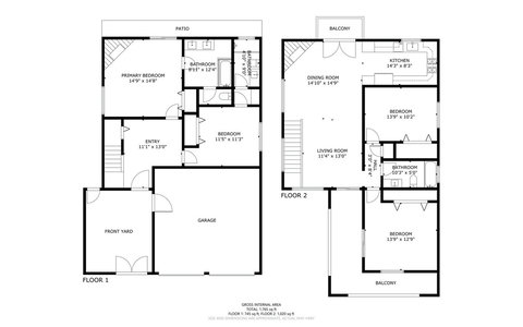 Floor plan of Sol and Sand