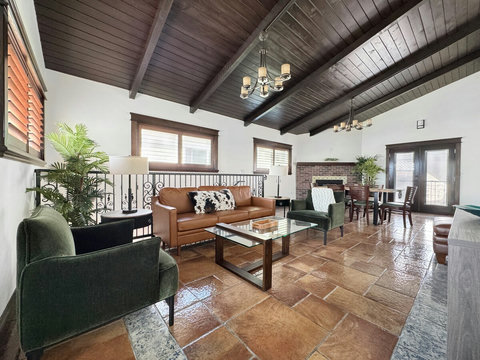 Upper open-concept living room