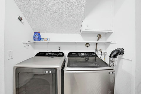 Washer and Dryer in the Garage