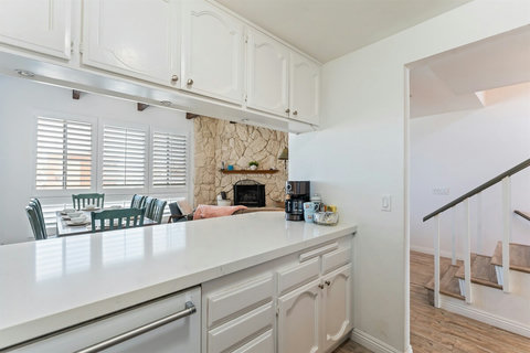 Spacious, fully stocked kitchen with everything you need—cookware, condiments, and a coffee station included!