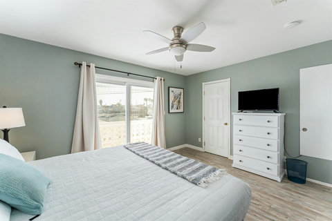 Second Floor King Bedroom – Spacious and serene with a plush mattress and plenty of natural light.