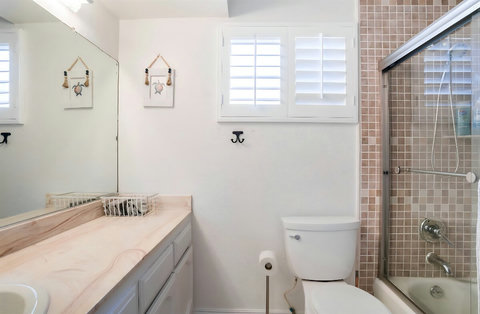 Second Floor Bathroom – Fresh and functional with a bright, modern vibe
