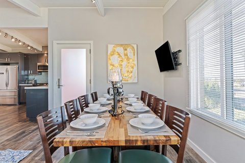 Open Concept Living and Dining Room The perfect setup for entertaining, the open layout connects the living room and dining area, letting you transition effortlessly from meals to lounging.