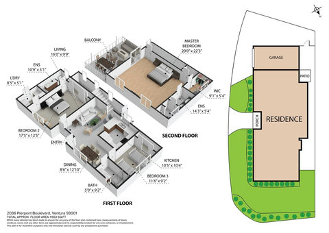 Visualize your stay with our 3D floor plan.