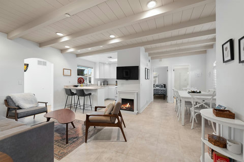 Comfortable living room with ample seating for the whole family