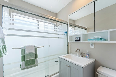 Full Bathroom with Shower-Tub Combination