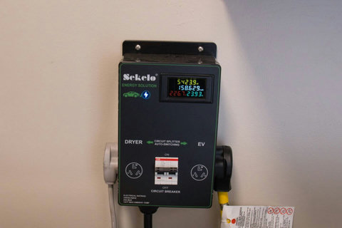Electric vehicle charger - yes of course we have that, too!